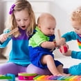thumbnail image 3 of 20Pieces 8 Inch Kids Rhythm Sticks Music Lummi Sticks Classical Wood Claves Musical Percussion Instrument Musical Sticks, 3 of 8