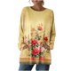 thumbnail image 5 of TaTaai Women's Fashion Vintage Printed Long Sleeve Crew Neck Casual Loose Tops with Pockets Soft Comfy Lightweight Blouse for Fall Daily Life Party Streetwear Gift, 5 of 7