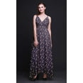 thumbnail image 4 of Bimba Floral Ladies Long Floral PrintÂ&nbsp;Dress Spaghetti Strap V Neck Maxi Beach Wear-Medium, 4 of 4