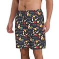 thumbnail image 2 of Fotbe Christmas Holiday Bowling Trajes de Baño Estampados para Hombre, Shorts de Verano de Secado Rápido, Ropa de Playa, Bañadores-Small, 2 of 6