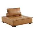 thumbnail image 3 of Saunter Tufted Vegan Leather Vegan Leather 5-Piece Sectional Sofa-EEI-5211-TAN, 3 of 7