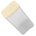 thumbnail image 4 of Récipient Hermétique pour Aliments, Bocal Transparent avec Couvercle en Bambou pour Cuisine Et Garde-Manger, Stockage De Nouilles Farine Céréales Riz Thé Grains De Café(1400ml), 4 of 14
