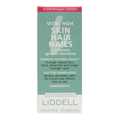 Liddell Laboratories Vital Skin, Hair, Nails with Human Growth (Best Growth Hormone For Muscle Mass)