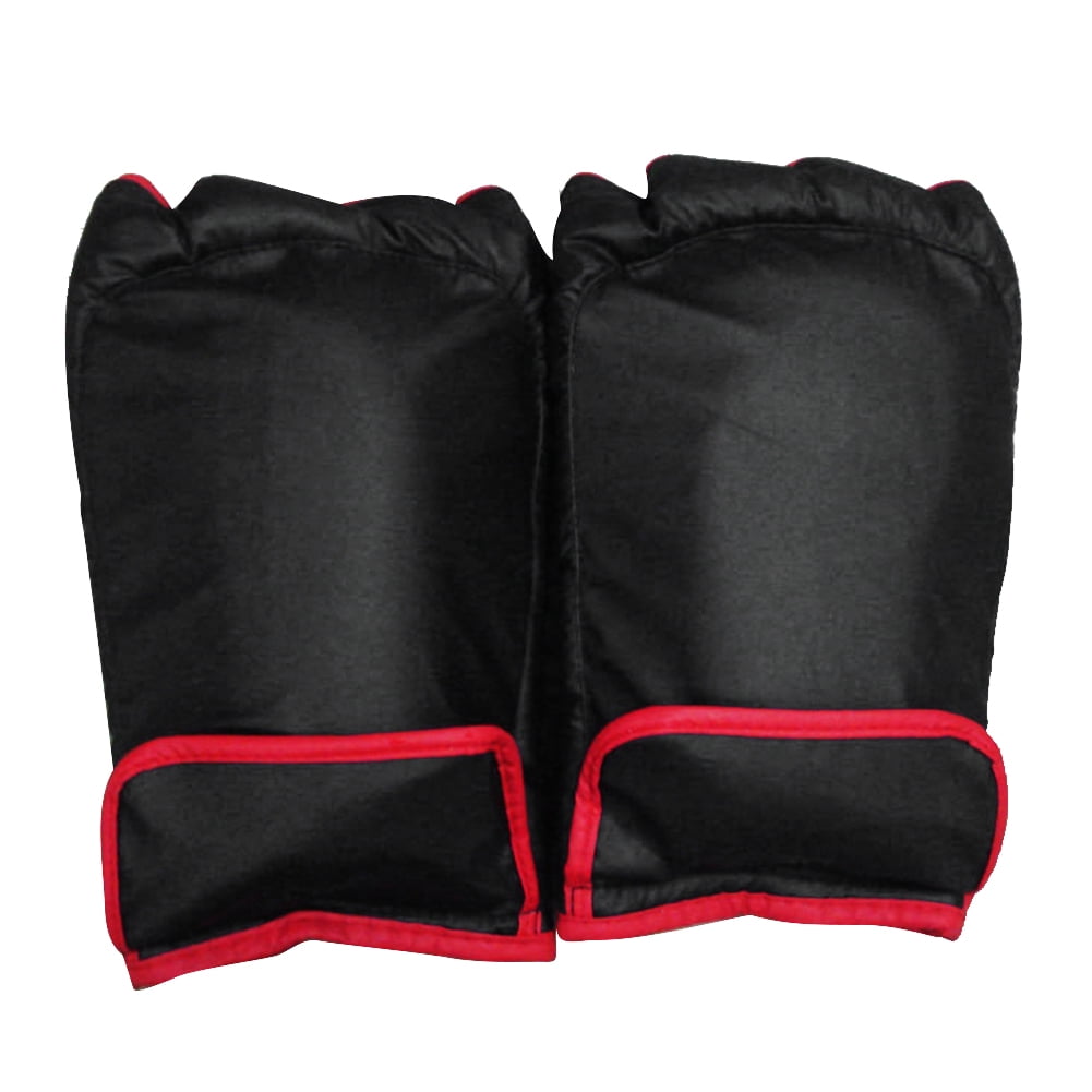 1pair Punching Fighting Boxing Gloves Breathable Sports Game PU Leather