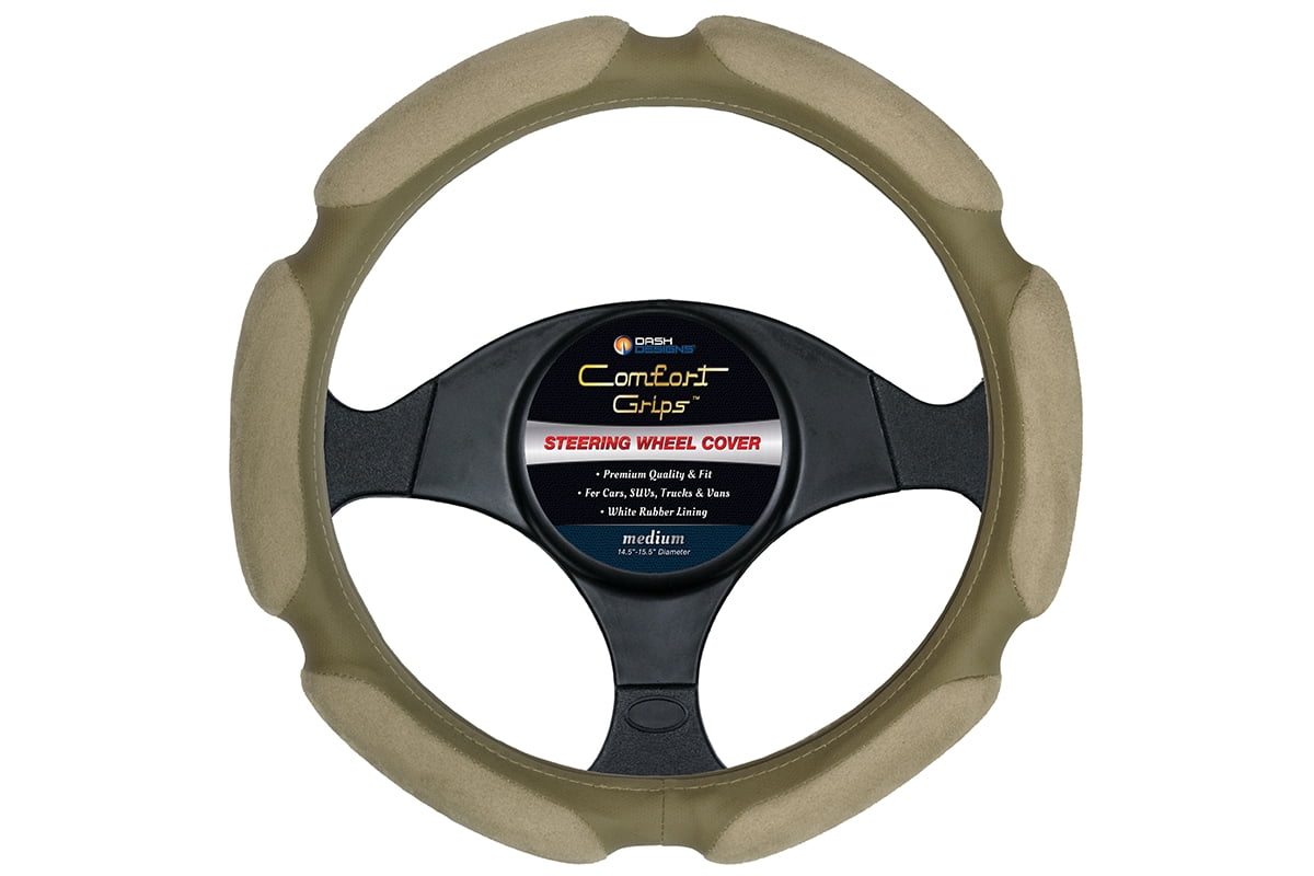 Comfort Grips Multi Grip Medium Tan Steering Wheel Cover
