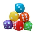 thumbnail image 3 of HUASHENG Fun Inflatable Dice Set 12 Inchi Muiltcolor For Floor Games And Pool Party, 3 of 3