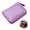 Purple, variant on Small PU Leather Wallet for Women RFID Blocking 12 Credit Card Holder Zipper Card Case,Rose red