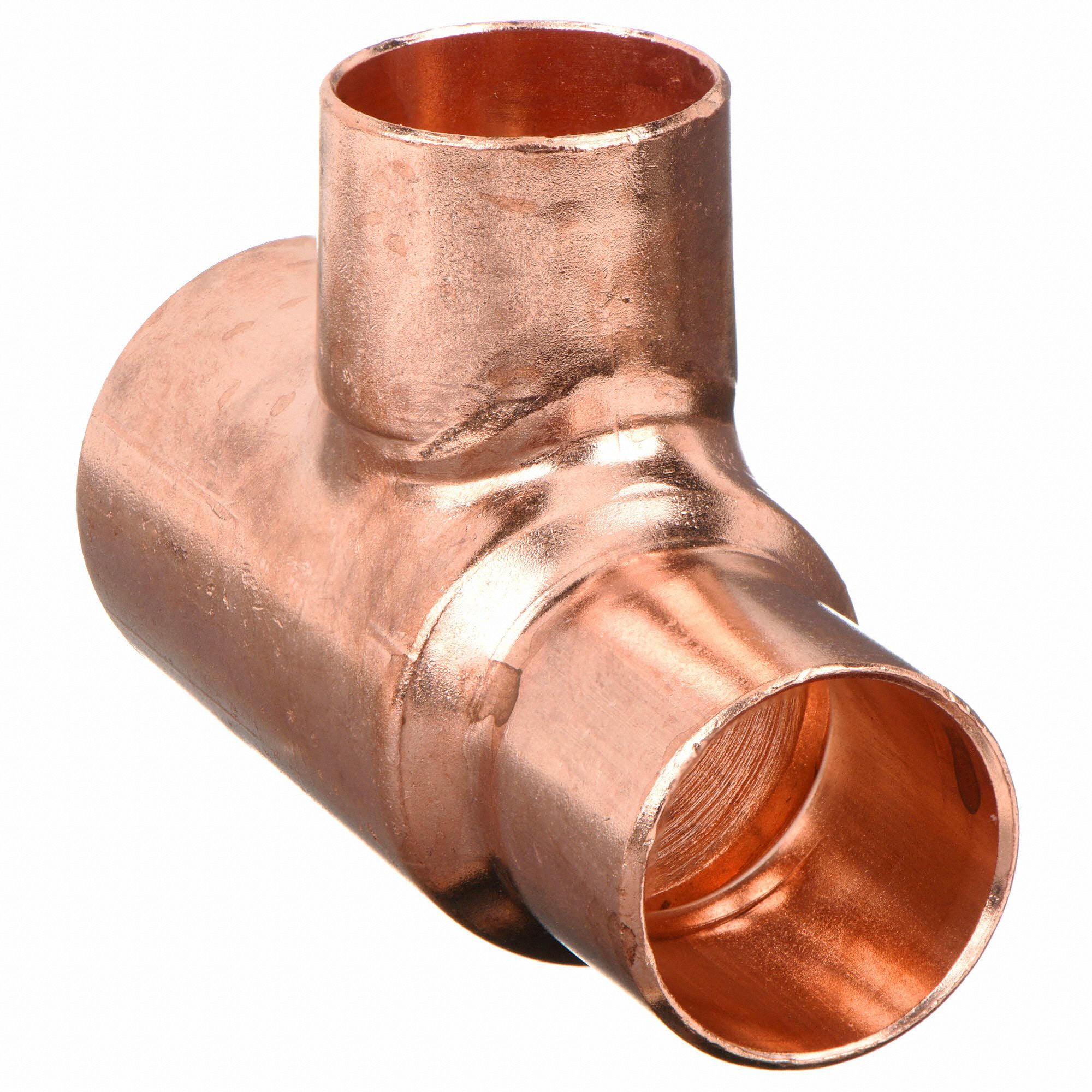1 Each Reducing Tee Wrot Copper 1 2 In X 3 8 In X 3 8 In C X C X C 39r563 Walmart Com