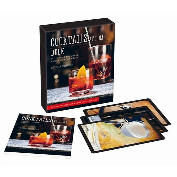 Recipe Card Decks Cocktails at Home Deck: 50 Recipe Cards for Classic & Iconic Drinks to Mix at Home, Book 2, (Paperback)