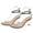 Black, variant on Sensethe Women’s Open Toe Chunk Low Clear Heel Dress Pump Sandals Womens Heeled Sandals Block Chunky High Heel Open Toe Pump Sandals