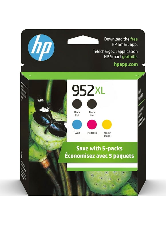 HP 952XL Black/Cyan/Magenta/Yellow Ink 6ZA00AN#140