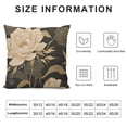 thumbnail image 5 of YINGXI and Roses Throw Pillow Cover and Flower Pillow Case Decorative Men Women Boy Girl Room Cushion Cover for Couch 24x24in, 5 of 5