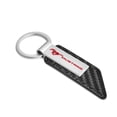 thumbnail image 2 of iPick Image for Ford Mustang in Red Carbon Fiber Texture Black PU Leather Strap Key Chain, Official Licensed, 2 of 5