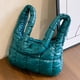thumbnail image 1 of Bolso para axila para mujer, gran capacidad, Color sólido, Bolso de trabajo para niñas y mujeres (verde), 1 of 8