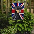 thumbnail image 2 of Carolines Treasures SC9834GF Doberman with English Union Jack British Flag Garden Flag Garden Size multicolor, 2 of 5