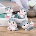 thumbnail image 4 of Miniature Cat Decorative Adorable Practical Miniature Cartoon Lucky Cat Ornament Desktop Decoration, 4 of 5