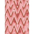 thumbnail image 1 of Ahgly Company Indoor Rectangle Patterned Pastel Pink Area Rugs, 6' x 9', 1 of 6