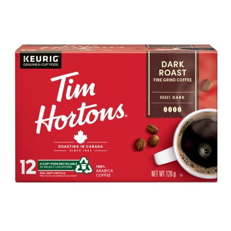 Tim Horton's K-Cup Dark Roast 12 Count