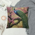 thumbnail image 2 of COMIO Peacock and Blossoms Pillow Covers Decorative Preppy Lumbar Throw Pillowcase Couch Cushion Cover for Home Decor Living Room Bedroom College Dorm Bed Car Sofa Sofa, 2 of 5
