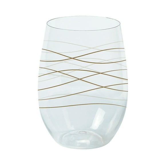 Plastic Stemless Wine Glasses