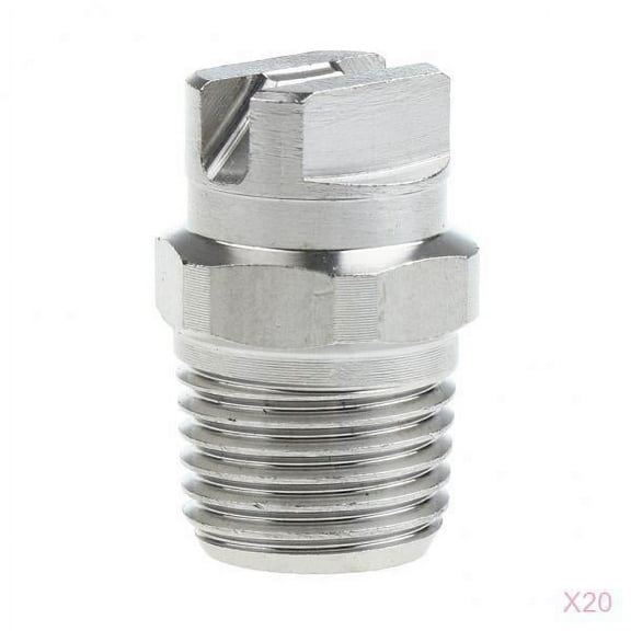 20 lot Stainless Steel High Pressure Nozzle 1/4"""" Pressure Washer Accessories