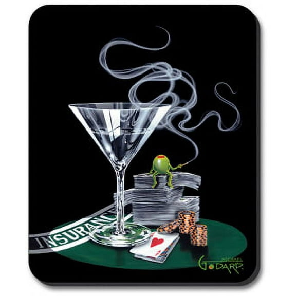 Art Plates Mouse Pad - Michael Godard - Its All About Insurance