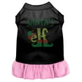thumbnail image 5 of Christmas Pet Dog  Cat Dress Rhinestone, "Santa's Elf", 5 of 11