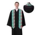 thumbnail image 4 of Fotbe Cartoon Map Of Europe Printed Class of 2024 Graduation Stole, 4 of 7