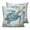 Teal Blue, variant on Teal Octopus Coastal 24x24 Pillow Covers Set of 2, Summer Beach Vintage Nautical Throw Pillow Covers Decorative Couch Cushion Case, Microfiber Square Pillowcases for Bedroom Car Living Room