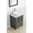 thumbnail image 4 of Vanity Art 24" Single Sink Freestanding Bathroom Vanity Set with Engineered Marble Top and Mirror, 4 of 9
