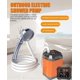thumbnail image 3 of Portable Cordless Camping Shower Outdoor Electric Shower Pump Rechargeable Shower Large Capacity Hiking Traveling Shower Digital Display Bathe Tool, 3 of 5