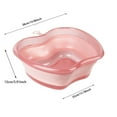 thumbnail image 3 of Foot Soaking Tub Collapsible Bucket Foot Bath Basin Foldable Laundry Basket Portable Plastic Basins Foldable Wash Basin Collapsible Dish Pan Pink Large Size, 3 of 8
