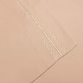 thumbnail image 2 of Superior Embroidered Microfiber Pillowcase Set, King, Tan, 2 of 4