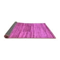 thumbnail image 2 of Ahgly Company Indoor Square Abstract Purple Modern Area Rugs, 3' Square, 2 of 4