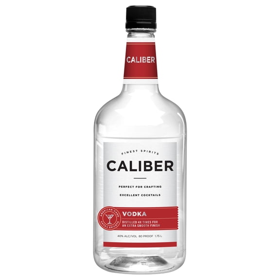 Caliber Vodka, 1.75L Bottle of Vodka, 80 Proof