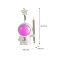 thumbnail image 3 of Astronaut LED Desk Lamp, USB Rechargeable Night Light with 360° Rotation and Built-in Pencil Sharpener, Multi-Function Bedside Lamp for Bedroom, Dorm, Study Desk, Office and Gift, 3 of 5