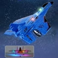 thumbnail image 2 of Planeador de avión 2,4G, de volar, de tiempo de , avión de Control remoto de equilibrio inteligente para principiantes, Azul 2 Baterías Sunnimix Avión RC, 2 of 8