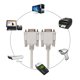 thumbnail image 4 of Bearachild Universal 1,5/3/5M F/F Serial RS232 Cable de módem nulo a DB9 FTA conexión cruzada 9 pines COM convertidor de Cable de Type8 NO8, 4 of 6