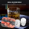 thumbnail image 2 of Wdftyju Bandejas de molde de hielo de calavera 3D Molde de hielo de silicona reutilizable de fácil liberación (azul oscuro) Wdftyju 6ad0kh7nx1sc5cy0, 2 of 8