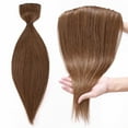 thumbnail image 6 of Benehair Clip in One Piece 100% Remy Real Human Hair 3/4 Full Head Straight for Women 8"-24" Brown Thick, 6 of 10