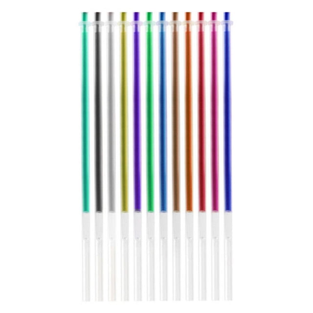 Color Pen Core Replacement Set For Writing And Drawing 12 Pcs 0.5ml