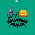 thumbnail image 4 of Inktastic Happy Halloween Bat, Witch Hat, Jack O Lantern Boys or Girls Baby T-Shirt, 4 of 5