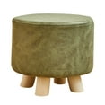 thumbnail image 4 of veasfak Petit Tabouret Rond Repose-Pieds Ottoman Créatif pour Entrée Intérieure Chambre de Bébé Vert, 4 of 9