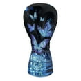 thumbnail image 2 of Yuyamidu Blue Butterfly Golf Club Head Covers Fashion Golf Club Cover Accessories Waterproof PU Leather for Woods and Driver Fairway Hybrids, 2 of 7