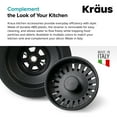 thumbnail image 3 of Kraus Kitchen Sink Strainer in Black, 3 of 5