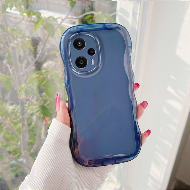 Para Xiaomi 12 Pro Mi 11 Lite Poco F5 F3 F4 Fundas Suaves Blandas Para Parachoques Híbrido De Onda Rizada Transparente