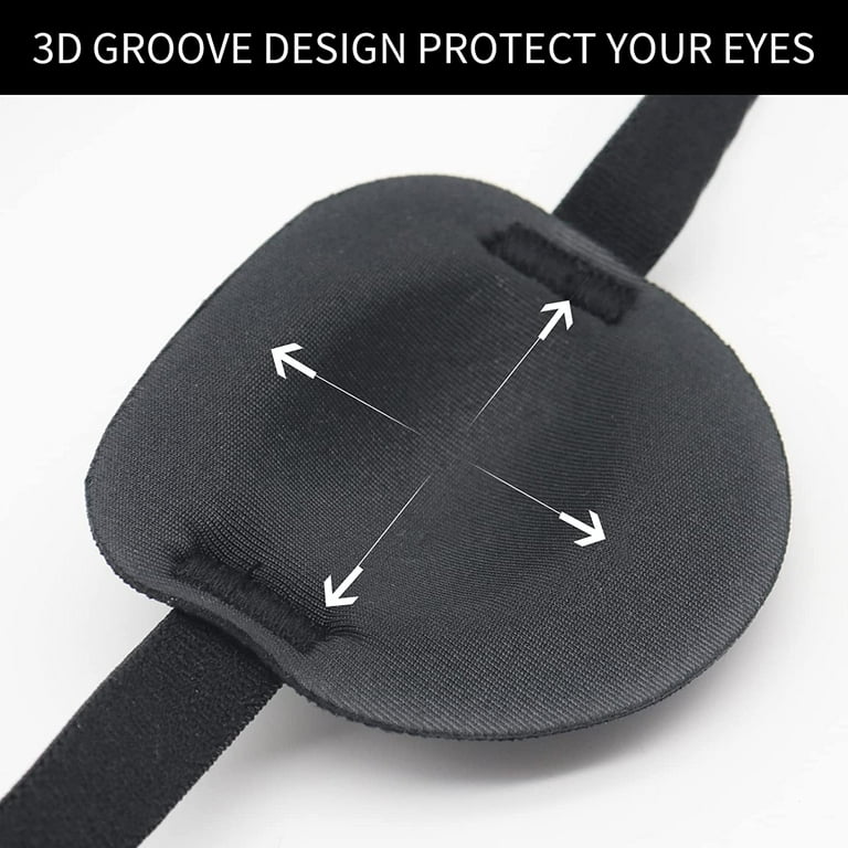 1 Pcs Protective Eye Patch, Soft Adjustable Amblyopia Cover 1 Pcs Protective Eye Patch, Soft Adjustable Amblyopia Cover