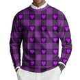 thumbnail image 2 of LWavelet Men's "XOXO" & Lip Print Sweater - Playful Design, Perfect for Valentine's Day Celebrations & Casual Hangouts Hot Pink M, 2 of 6