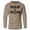 Khaki, variant on GYMISH Man Vs. Iron Lightweight Long Sleeve Hooded T-Shirt for Men – Funny Gym Hoodie, Bodybuilding & Workout Apparel, Sport Grey, Small