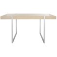 thumbnail image 2 of Safavieh Cael 33" Scandinavian Dining Table, Sand/Silver, 2 of 4